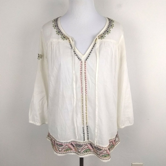 Anthropologie Velvet Pheasant Top | sz XS - Picture 1 of 5